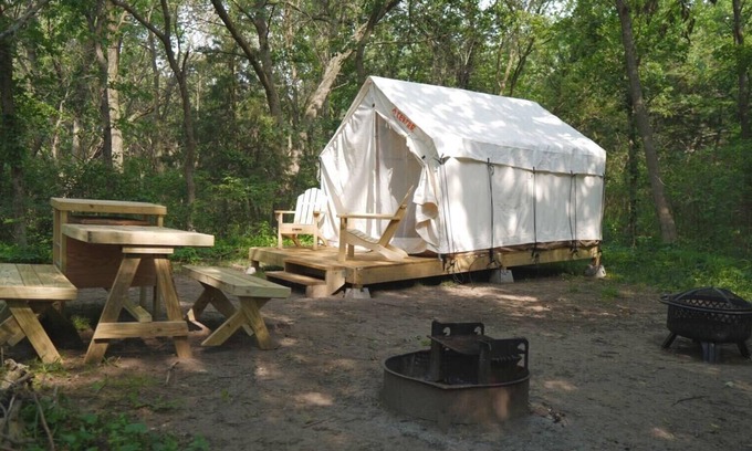 Burbank Alquiler De RV | Tentrr State Park Site - Nebraska Ponca State Park – Buffalo Run E – Single Ca