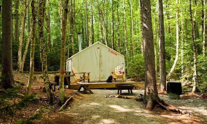 Rangeley Plantation Alquiler De RV | Tentrr State Park Site - Maine Rangeley Lake State Park - North Woods Site - Sin