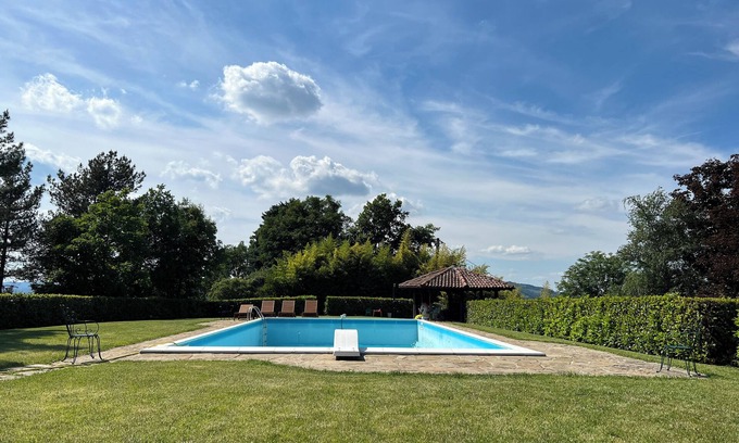Melazzo Villa | Tenuta il Bricco, villa de lujo con piscina privada y parque, vistas panorámicas