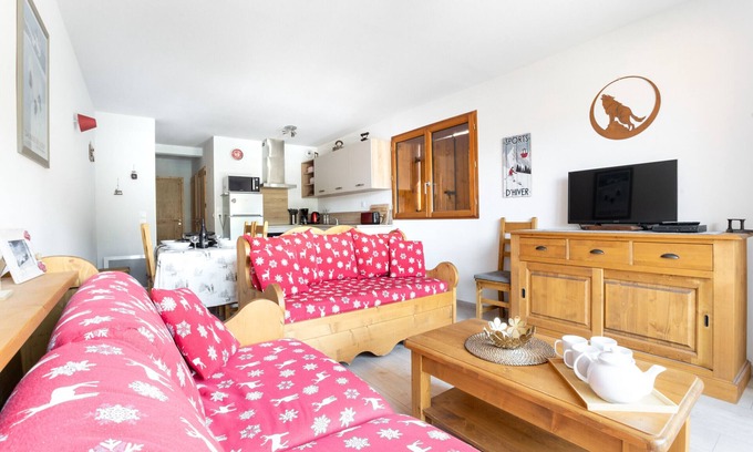 La Joue du Loup Apartamento | Terraza con vista a la montaña para 6