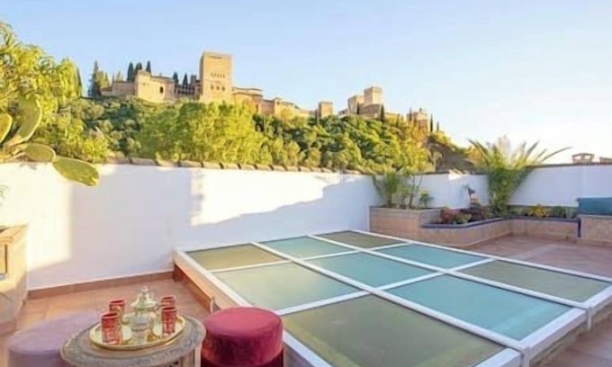 San Pedro Casa | Terrace with views to Alhambra. Morayma House.
