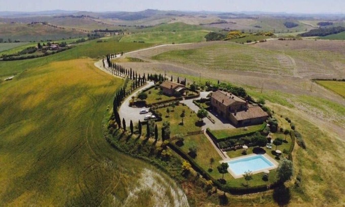 Ponte di Gabbiano Otro | Casa adosada con piscina en casa de campo cerca de Siena con piscina
