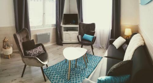 Berck-sur-Mer Apartamento | TERRASSE -100 m PLAGE -parking moto-GRAND APPARTEMENT-8 PERS