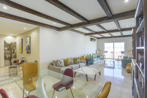 Bouskoura Apartamento | Terrasse au Soleil, Confort