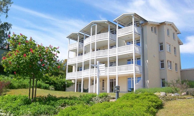 Gohren Apartamento | Terrasse, gratis Nutzung vom AHOI Erlebnisbad und Sauna - Meeresblick FeWo 10