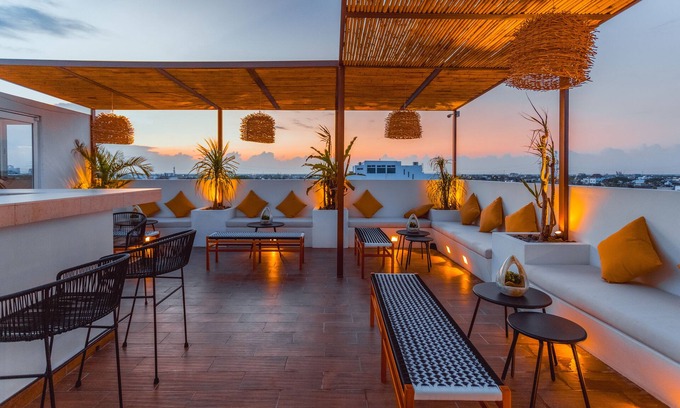 Luis Donaldo Colosio Hotel | Terrasse Hotel Playa del Carmen