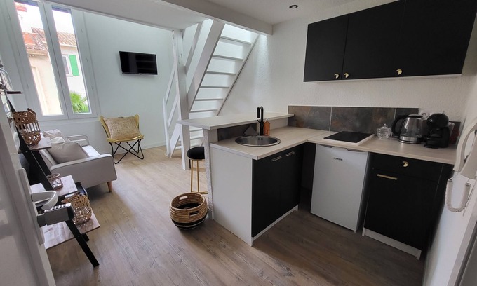 Saint-Martin Apartamento | Terre T2 Neuf Clim Netflix Cosy Centre Ville Gare