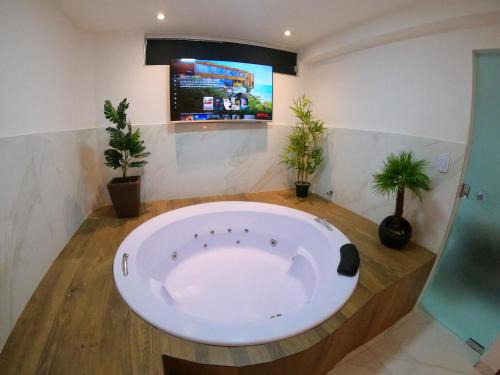 Maria Eugenia Apartamento | TH Flats 101 - Flat com Banheira de Hidromassagem