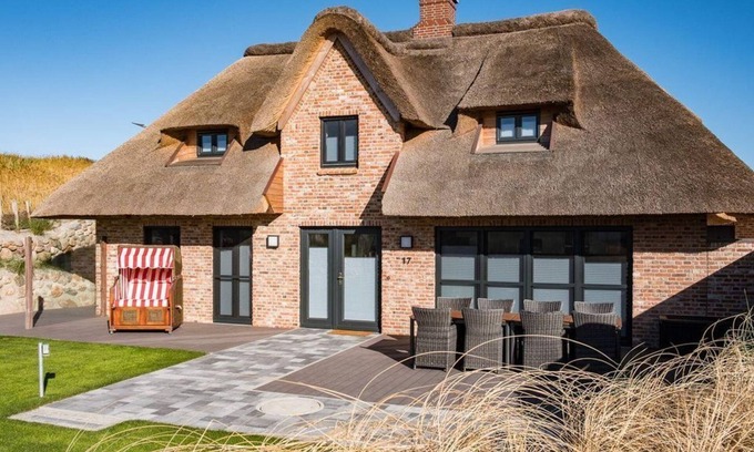 St. Peter-Ording Cabaña | Thatched roof house Norderdeich 17