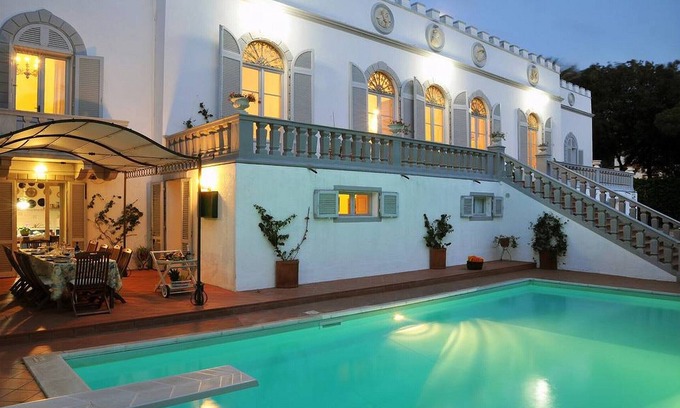 Castiglioncello Villa | Villa de la condesa de clima Volterra Cangini, Wi-Fi pocos pasos de la playa