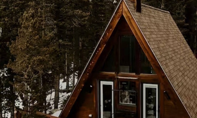 Saint Mary's Cabina | The Alpine Aframe - Cozy Cabin with Barrel Sauna