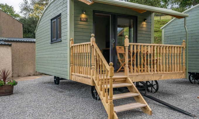 Kirkby Stephen Cabina | The Ash Shepod - Smardale Mill - Fabulous glamping pod/shepherds hut, sleeps 4 guests in 1 room
