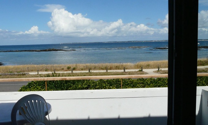 Le Croisic Casa | El Atlántico y la playa en frente de la casa.