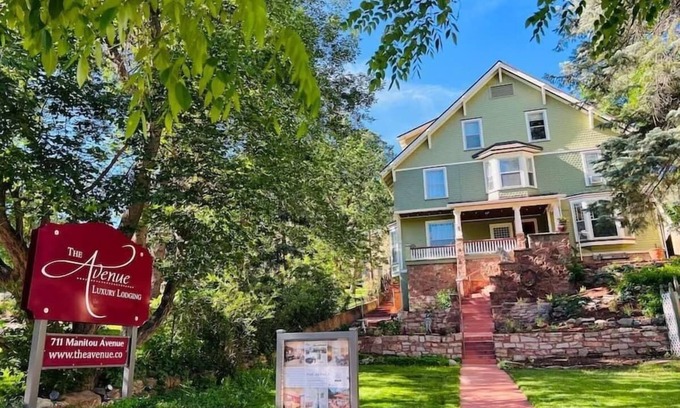 Manitou Springs Villa | The Avenue! Historic Mansion in DT Manitou Springs