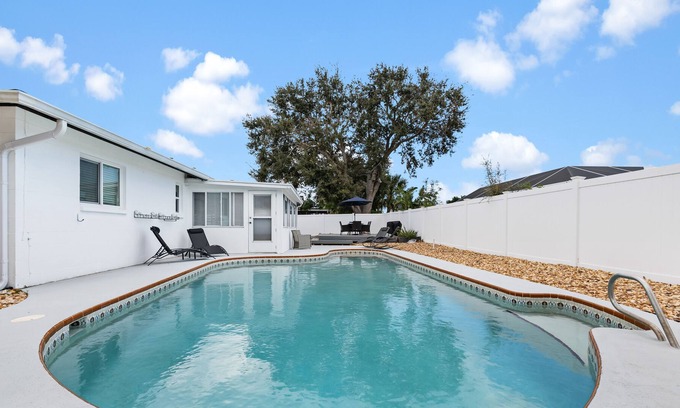 Melbourne Casa | The Azure Paradise- Pool Home 15 Minutes to the Beach!