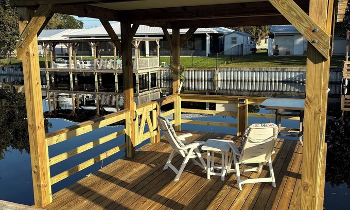 Taylor Creek Casa | The Bass House water front home with dock and WiFi