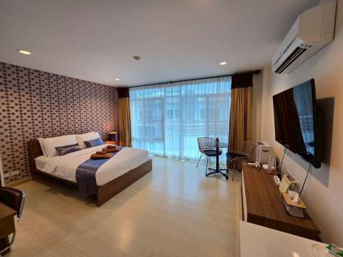Ban Bang Saen Apartamento | The Beach Bangsaen Condo 327-23