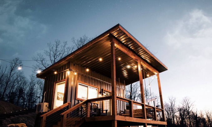 Trenton Casa | The Belvedere Box at On The Rocks Tiny Home Container