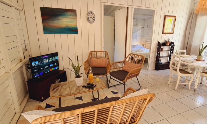 Caphomard Casa | THE BÔ BUNGAL'EAU with terrace for 4 people is 50 meters from the beach