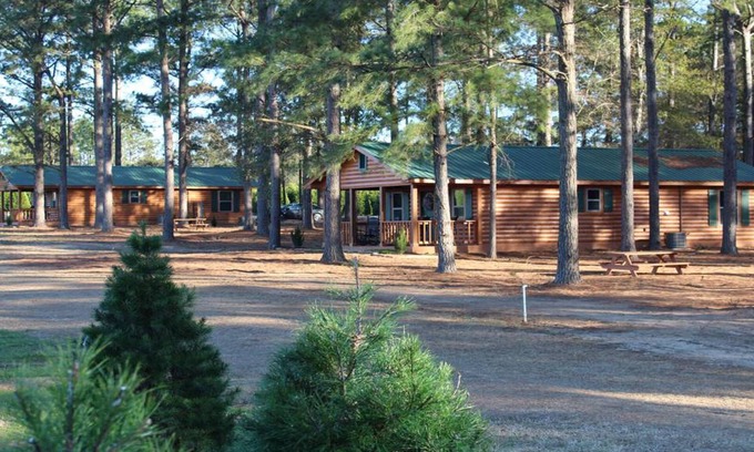 Fairhope Cabina | Log Cabin Rental en Fish River Christmas Tree Farm