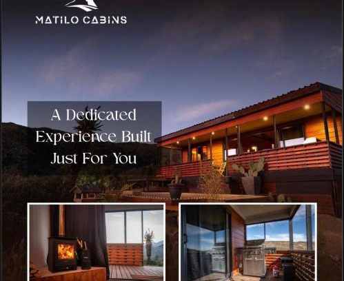 Zoar Apartamento | The Cactus Deck by Matilo Cabins Klein Karoo R62 with Hot-tub