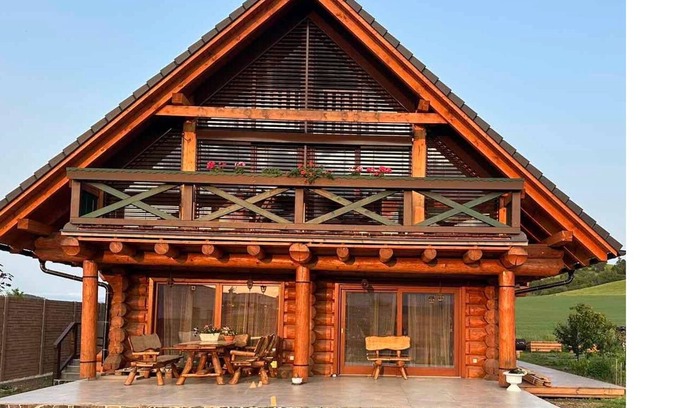 Zavazna Poruba Chalet De Esquí | The completely newly built Log cabin with an exceptional view the High Tatras