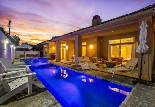 Desert Hot Springs Casa | The Desert Gem Pool Spa Gated Home