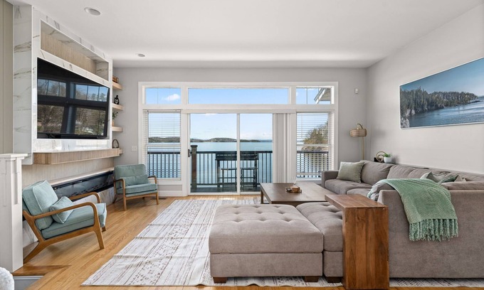 Colchester Casa | The Eastside ~ Modern Coastal Getaway w/ Pool, Private Beach, Sauna and Dock
