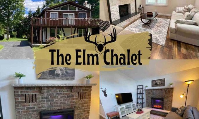 Tobyhanna Chalet De Esquí | The Elm Chalet NEWLY! Reno, sleeps 10, patio
