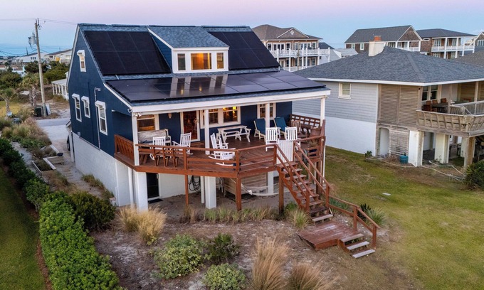 Atlantic Beach Cabaña | The Exum Cottage - Frente a la playa en Atlantic Beach, NC