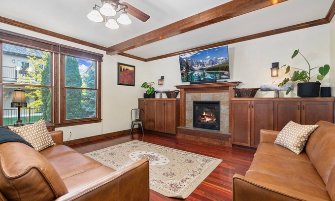 Greeley Casa | The Fireside Retreat | 6 BD, Sauna, Home Theater