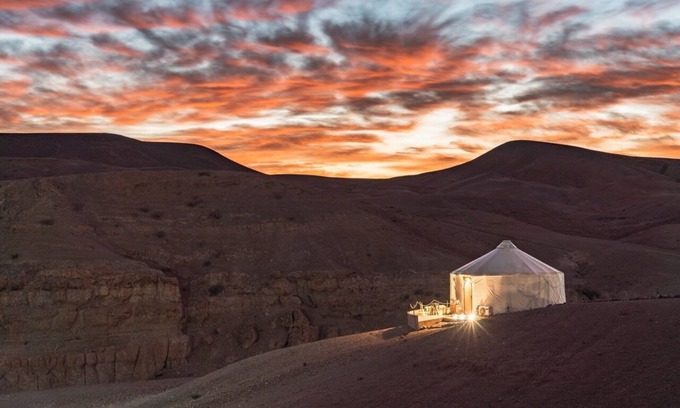 Agafay Casa | The First Agafay, next to Marrakech, luxury in the middle of the desert in yurts