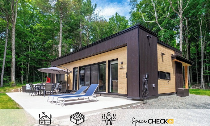 Argenteuil Regional County Municipality Chalet De Esquí | The Forest Hideaway | Sauna | Spa | Single Storey