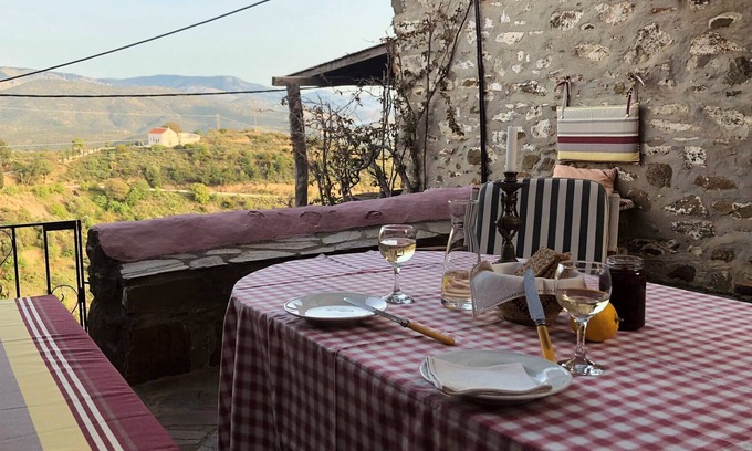 Volissos Casa | The Garden House, a Lovely Stone Built House with great view