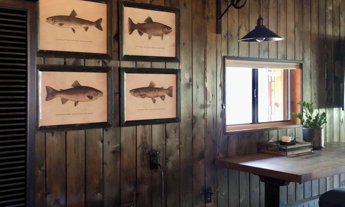 Los Ojos Cabina | The GETAWAY nestled in the Brazos Cliffs near the river.
