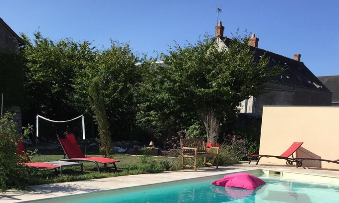 Suevres Casa | LA FELICIDAD DE UN GRAN ALBERGUE COTE 15 PERS CERCA DE CHAMBORD