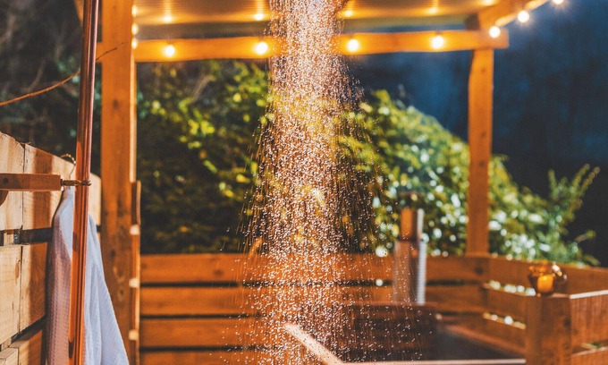 Saint Columb Major Cabaña | The Hideaway & Spa Terrace at Tregoose Old Mill