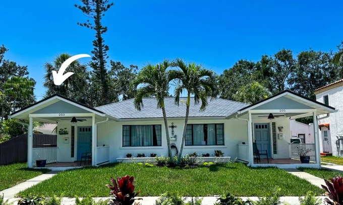 Bradenton Casa | Acogedora cabaña - Pasos para Riverwalk / Cerca de las playas