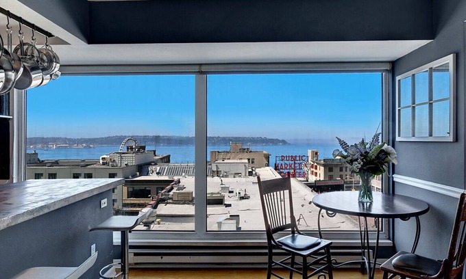Downtown Seattle Condominio | El mercado histórico de Pike Place