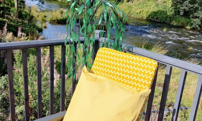 Hawick Cabina | The HIVE on the river bank