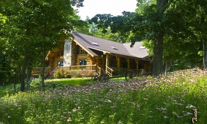 Egg Harbor Cabina | El Log Lodge Honey Dew en Egg Harbor Door County Wisconsin