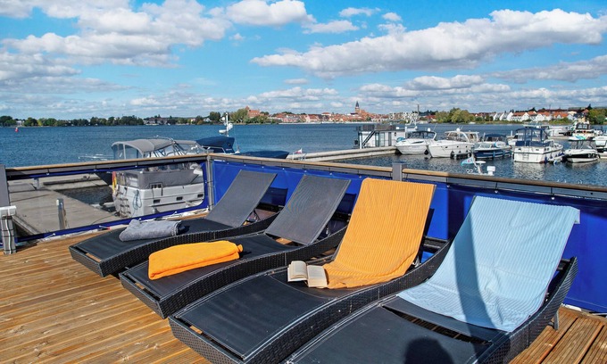 Muritz Alquiler De Eote | La Casa Barco 'Fritze Bollmann ' con vistas al lago, terraza privada y Wi-Fi