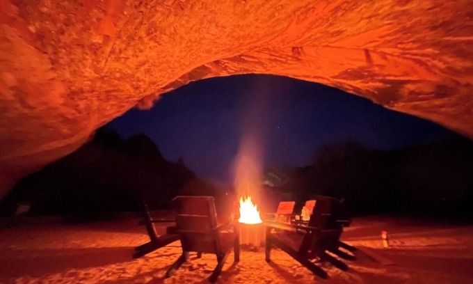 Kanab Alquiler De RV | The Kiva Suite - Private Cave Tent #4