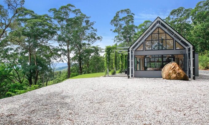 Kangaroo Valley Casa | La Guarida, Valle Canguro. Retiro de lujo con impresionantes vistas del valle