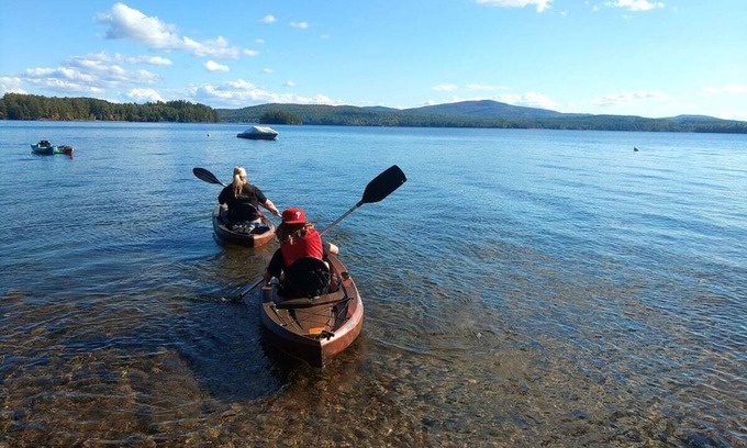 Wolfeboro Cabina | The Lake Escape - A Cozy Lakeside Cabin - Sleeps 8 - Grill, Kayak, Firepit