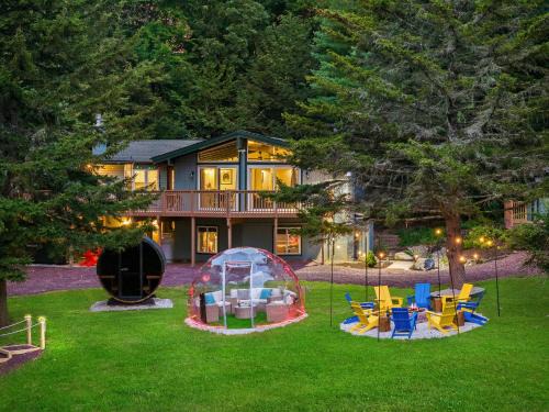 Albrightsville Chalet De Esquí | The Lazy Bear Cabin Dome Hot Tub Sauna & More
