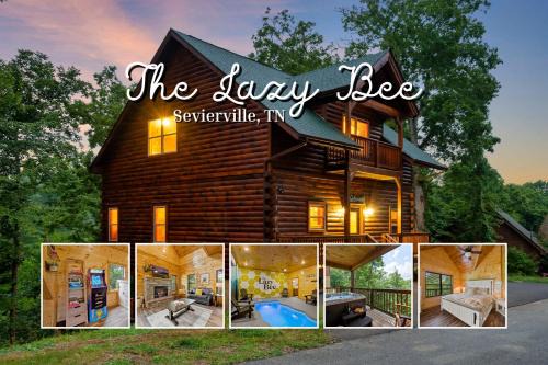 Sevierville Casa | The Lazy Bee - Mountain Views, Pool, Hot Tub & Games for All