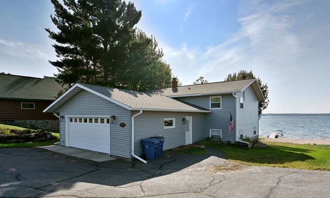 Shell Lake Casa | The Lively Loon- Exceptional sandy beach located minutes from Shell Lake.