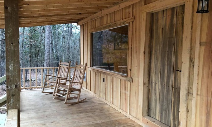 Morrilton Cabina | "La cabaña perdida" en la montaña Petit Jean