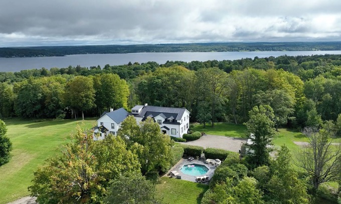 Chautauqua Casa | The Manor perched above CHQ Lake & CHQ Institution